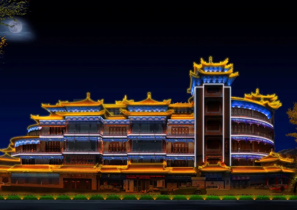 成都照明亮化大香蕉啪啪啪制作安装